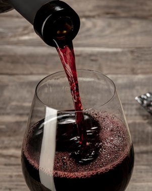 dégustation et vente vin rouge